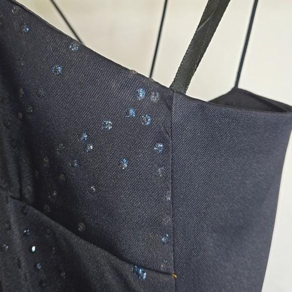 Byer Too! Y2K Mini Dress, Blue,‎ Sparkle Rhinestones Party, Junior's XS Vintage - Picture 5 of 8